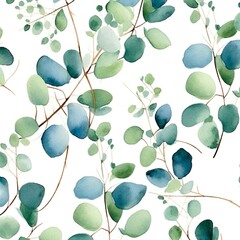 Capture the essence of spring with this delicate watercolor floral pattern, perfect for adding a touch of nature to your designs.