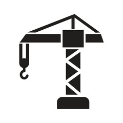 Crane icon vector on trendy design