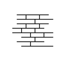 Brick Line Vector 
