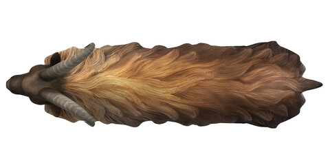 Himalayan Mountain Goat isolated on a Transparent Background 