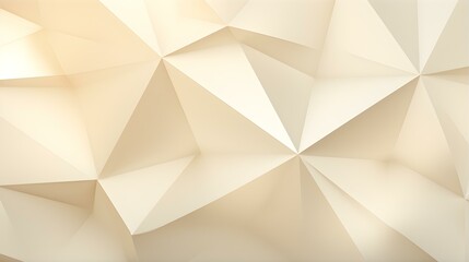 Abstract 3D Background of triangular Shapes in ivory Colors. Modern Wallpaper of geometric Patterns
