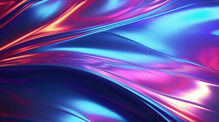 Abstract background with waves holo design