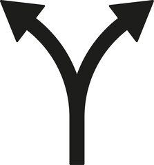 Double arrow sign icon. Two way arrow. Vector. Flat design.