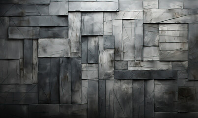 Abstract background in gray tones from geometric shapes.
