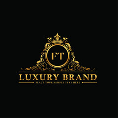 Letter FT luxury brand Logo