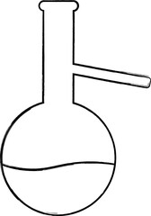 
Flask for chemical preparations for decoration and design.
