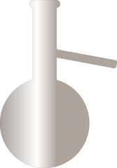 Flask for chemical preparations for decoration and design.