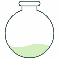 
Flask for chemical preparations for decoration and design.
