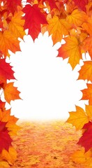 autumn leaves border, autumn leaves frame, autumnn leaves background, yellow leaves