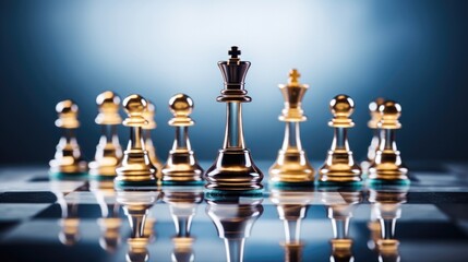 Business strategy, like chess, requires careful planning and precise execution to achieve success on the corporate battlefield.