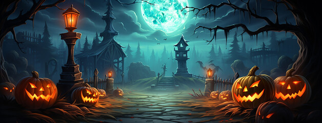 Fototapeta premium Halloween background wallpaper