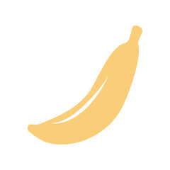 Banana fruit icon vector illustration
