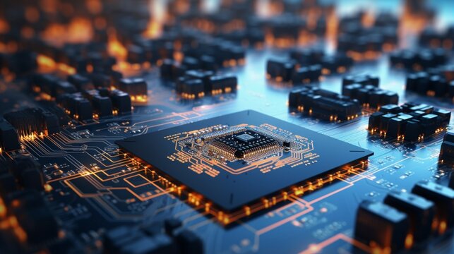 Circuit board for a futuristic CPB with data transfers