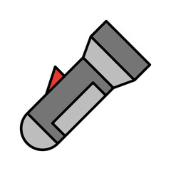 Torch Line Icon For Personal And Commercial use