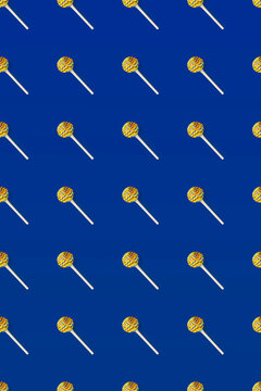Background of crystal lollipops