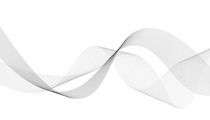 Abstract vector background with smooth color waves. Smoke wavy lines. Gray waves vector illustration. Design elements. Waves background.