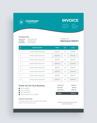 Commercial Invoice Design Template