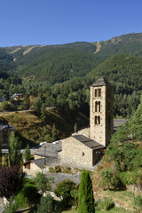 Fototapeta na wymiar Romanesque church of Sant Climent de Pal, Andorra
