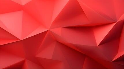 Abstract 3D Background of triangular Shapes in light red Colors. Modern Wallpaper of geometric Patterns
