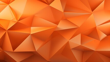 Abstract 3D Background of triangular Shapes in orange Colors. Modern Wallpaper of geometric Patterns
