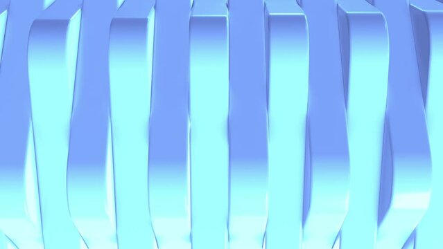 langsam rotierende geometrische Figur - Ein perfekter Hintergrund f&uuml;r kreative Designs in den Bereichen Technologie, Gesundheit und modernes Lifestyle, hellblau