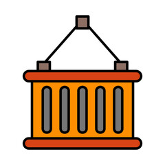 Shipping Container Icon Design