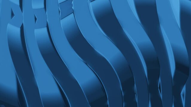 abstrakte wellen, hintergrund, synchron, Bewegung, gleichm&auml;ssig, blau, metallisch