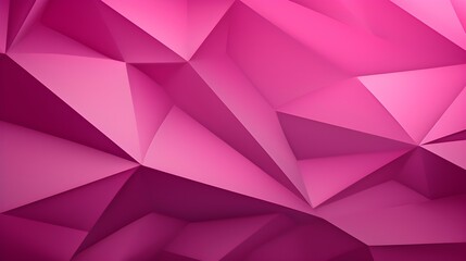Fototapeta premium Abstract 3D Background of triangular Shapes in pink Colors. Modern Wallpaper of geometric Patterns 