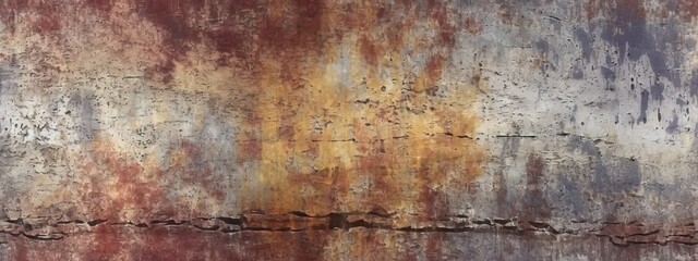 Seamless Vintage distressed Old designed texture as abstract grunge background texture. With different color pattern. Dirty grunge retro effect background with copy space, wide banner