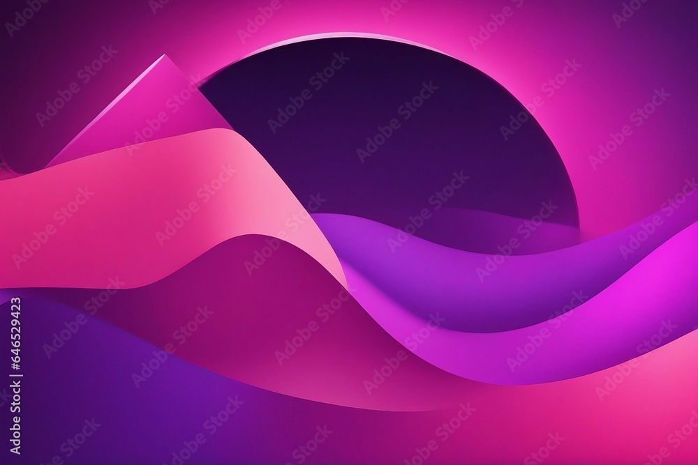 Poster beautiful abstract colorful minimalistic geometric background for design with smooth waves
