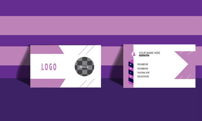 Fototapeta premium Modern Creative And Clean Business Card Design Template, Visiting Card