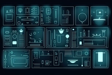 circuit board back. Generative AI