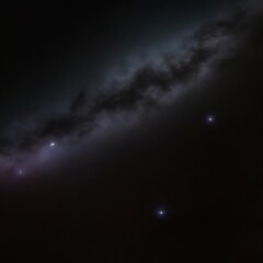 Fototapeta na wymiar Spase nebula and colored stars