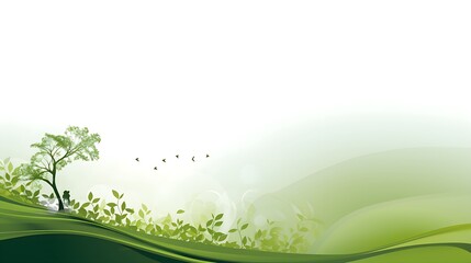Eco-Living Harmony: Sustainable Home of Tomorrow - Wallpaper Illustration, Green Energy, Green City