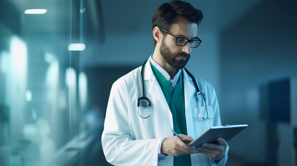 portrait of a doc in the office