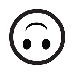 Emoji face reaction icon design