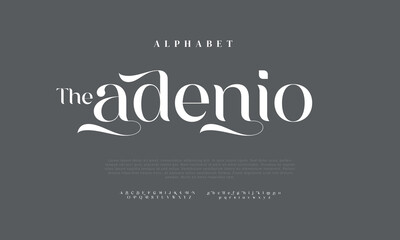 Elegant alphabet letters font and number. Classic Copper Lettering Minimal Fashion Designs. Typography fonts regular uppercase and lowercase. vector illustration
 - obrazy, fototapety, plakaty