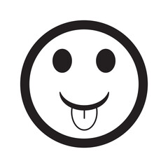 Emoji face reaction icon design