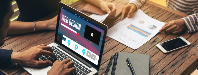 Website design software provide modish template for online retail business and e-commerce