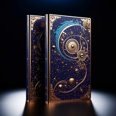 antique book cover