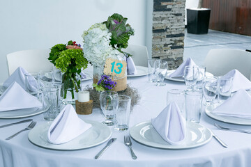 Reception Of Social Events; Tables Decorated For Events: Parties, Birthdays, Weddings, And Other Events.