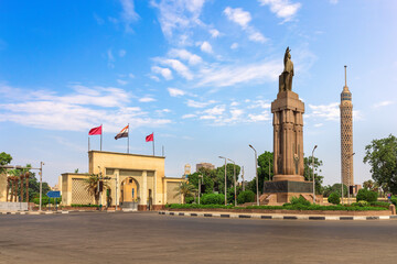 Famous landmarks in the government center of Cairo, thr capital of Egypt