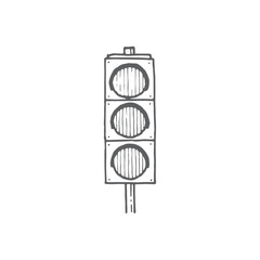 traffic lights drawing, traffic lights illustration