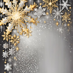 Holiday shimmering gold and silver background seq 39 of 43