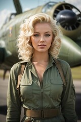 beautiful women in war