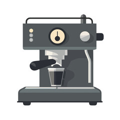 Coffee maker icon modern machinery for caffeine