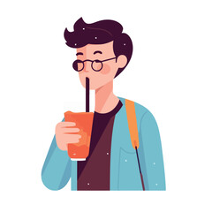 One person holding a mug of coffee