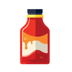 Fresh sauce bottle design gourmet