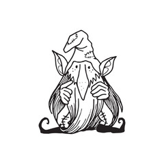 Handdrawn magic creature, Magic animal drawing