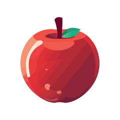 Juicy apple, symbol of healthy eating and nature